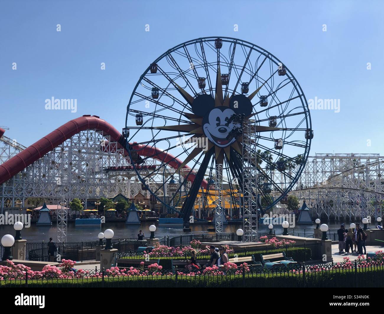 Pixar Pier Disneyland California Adventure Stockfoto