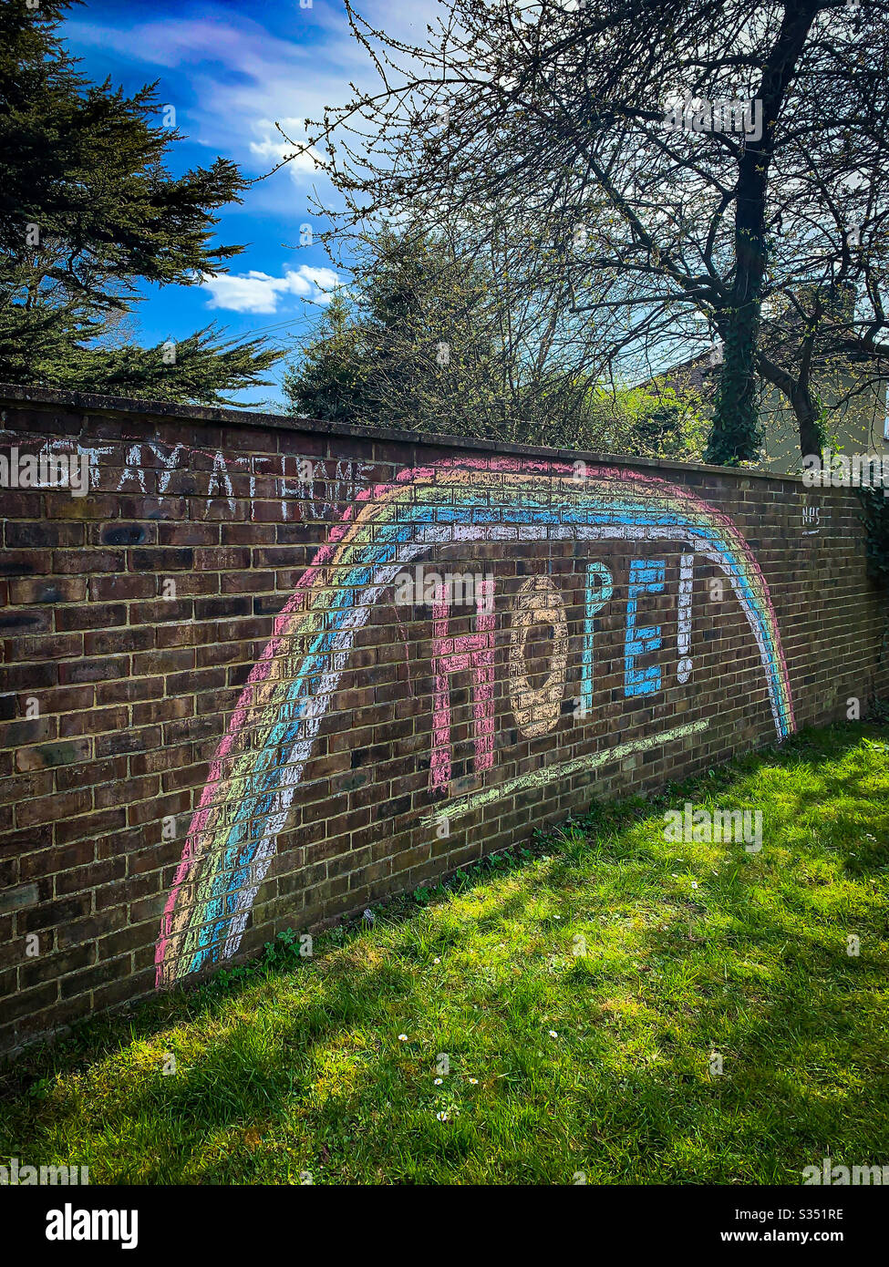 Hope Rainbow Stockfoto