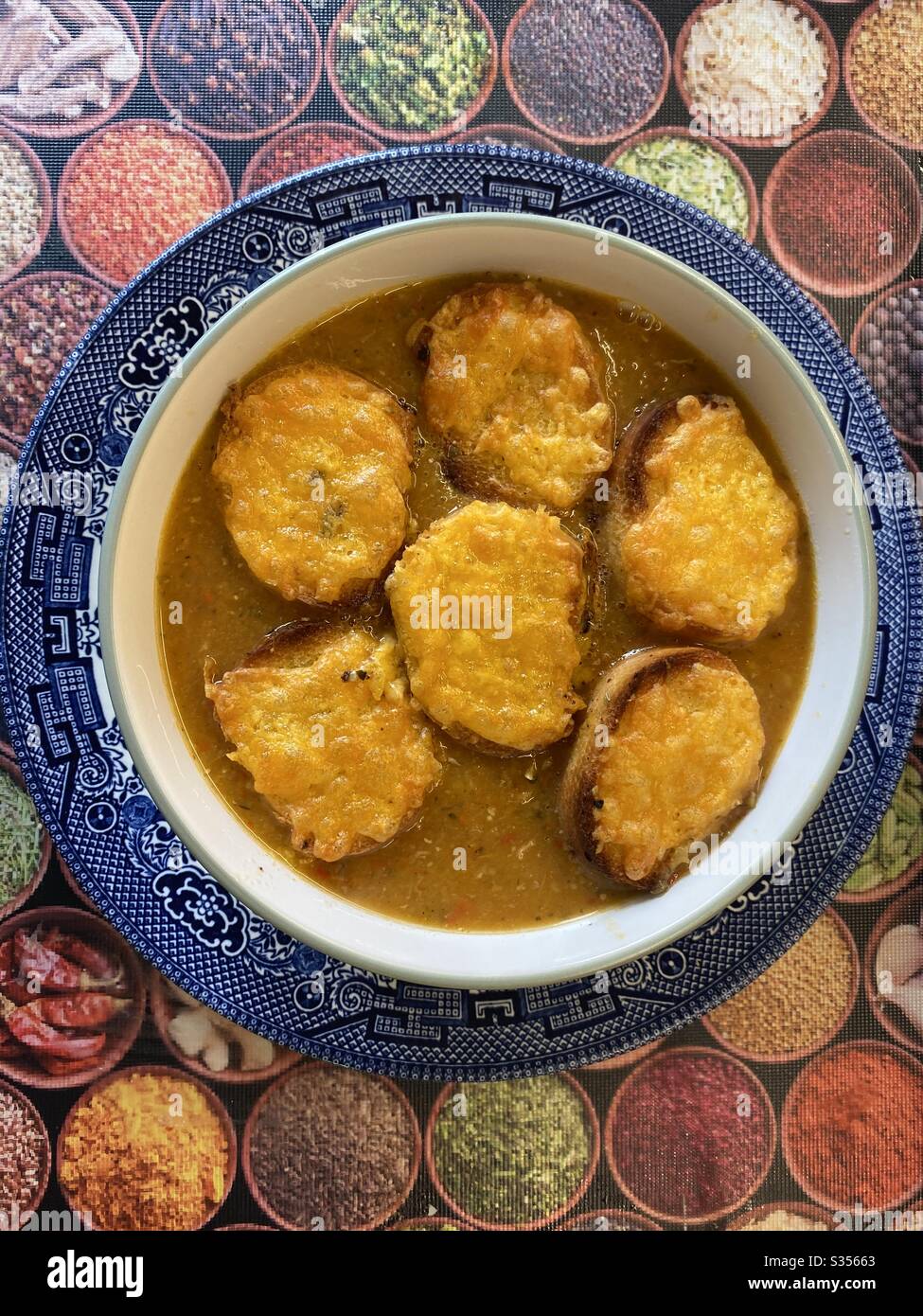 Suppe des Tages. Stockfoto