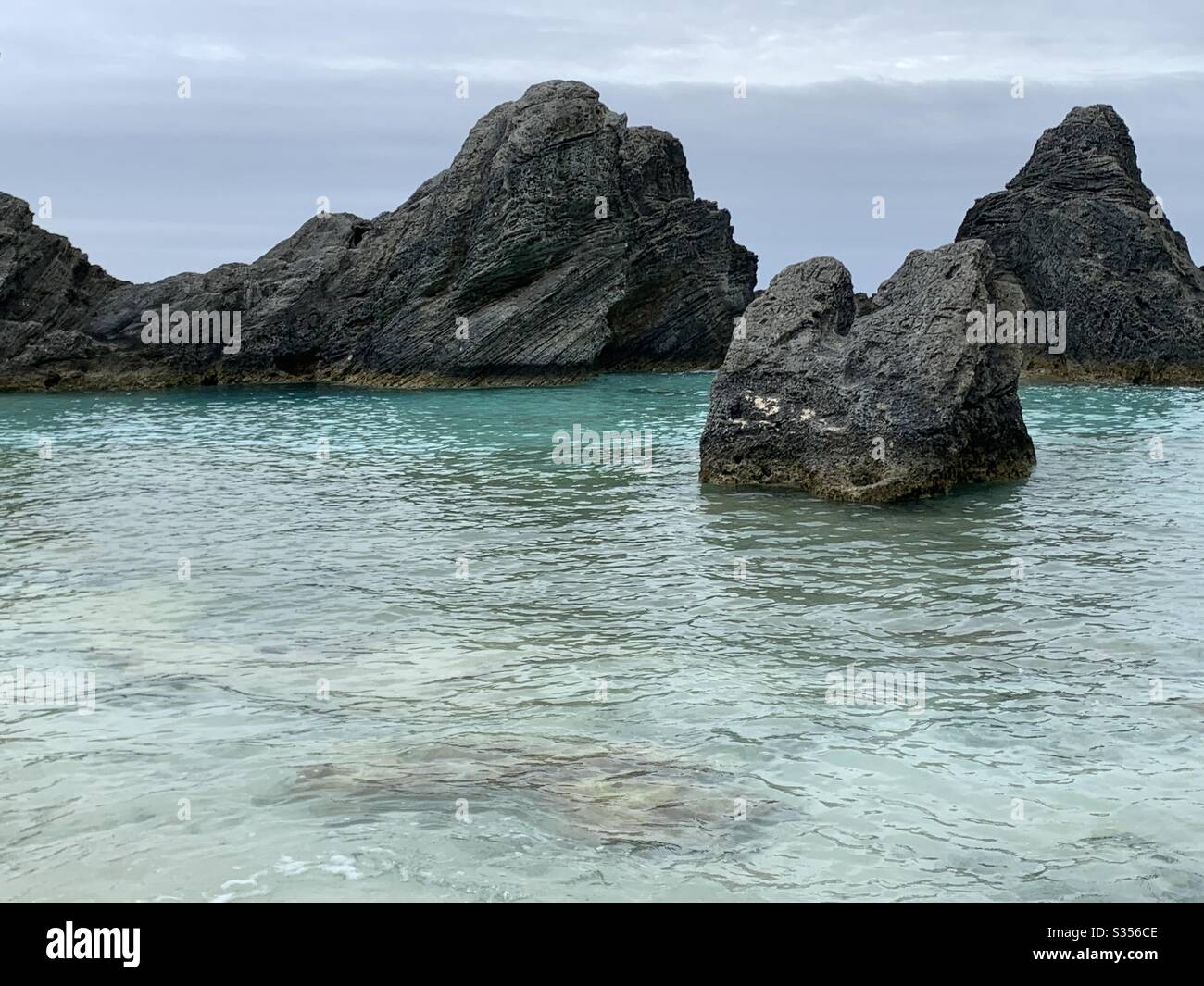 Eine ruhige Bucht Stockfoto