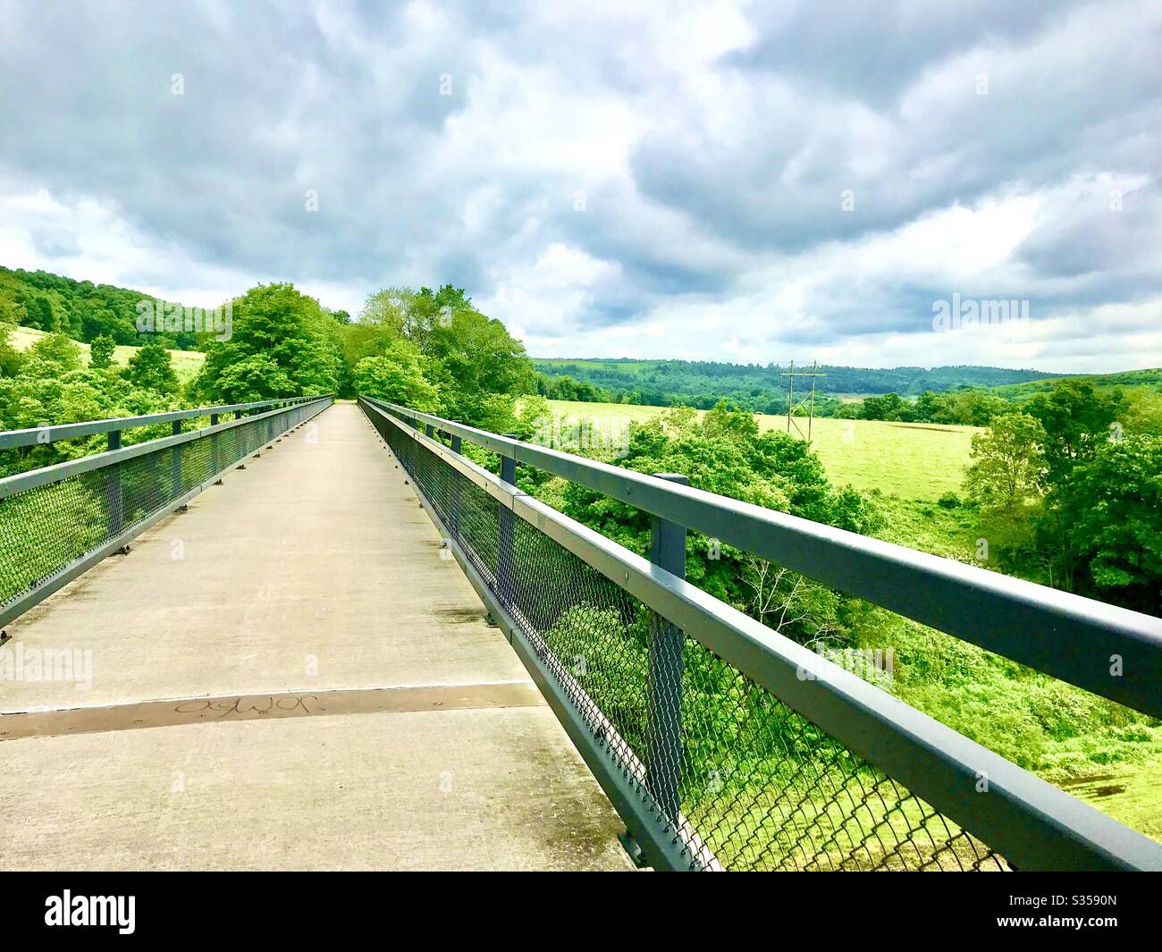 Great Allegheny Passage meyersdale Viadukt Stockfoto