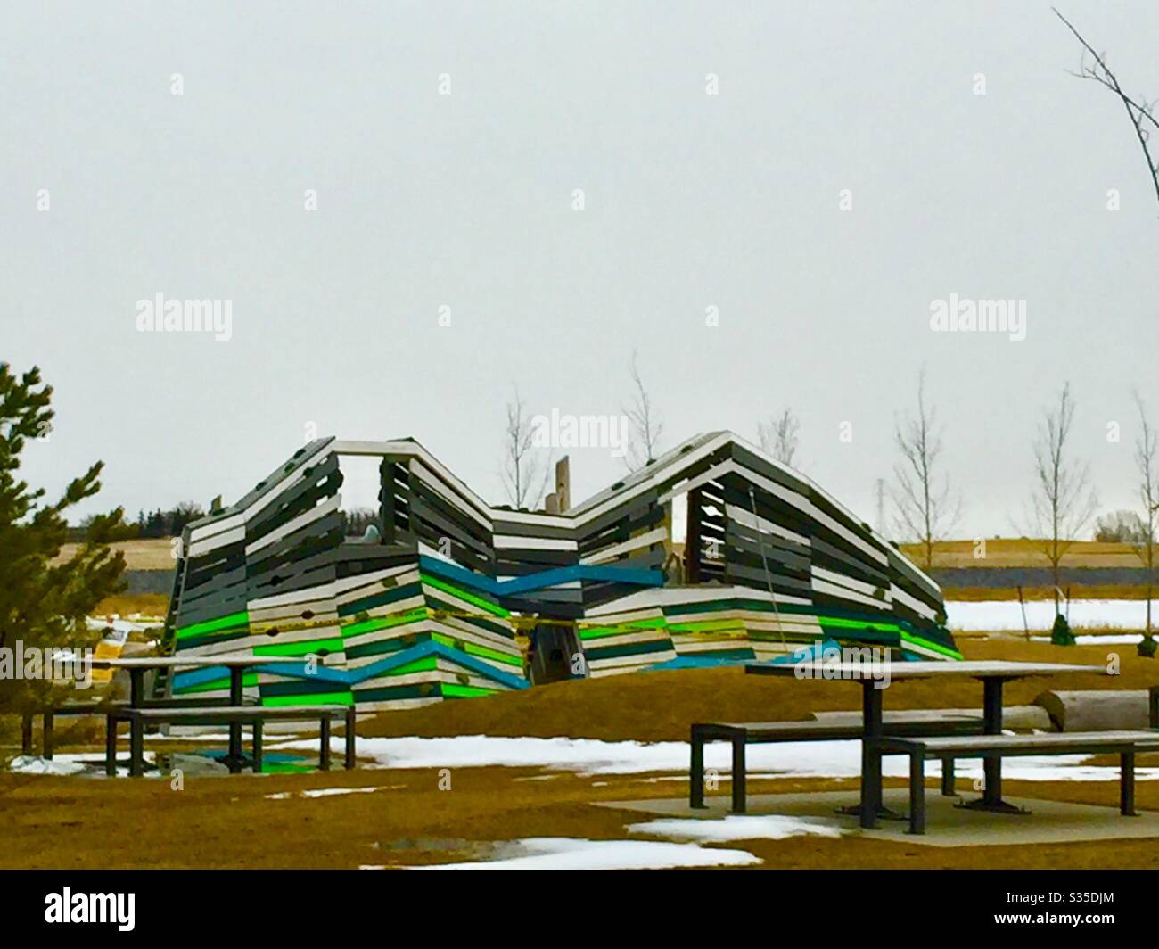 Ralph Klein Park, Calgary, Alberta, Kanada Stockfoto
