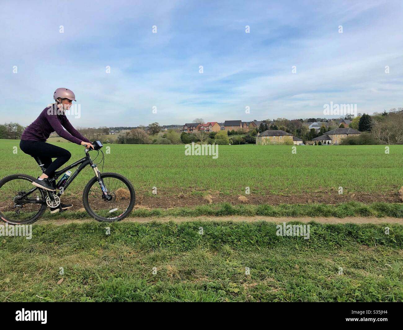 Fahrrad fahren Stockfoto