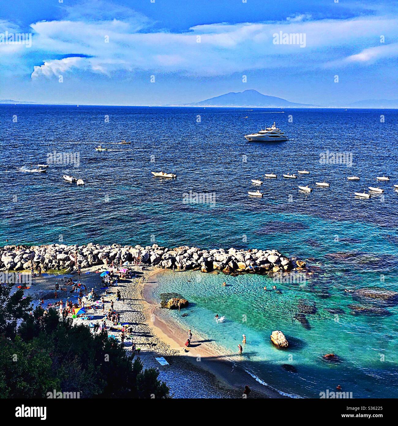 Die Insel Capri Stockfoto