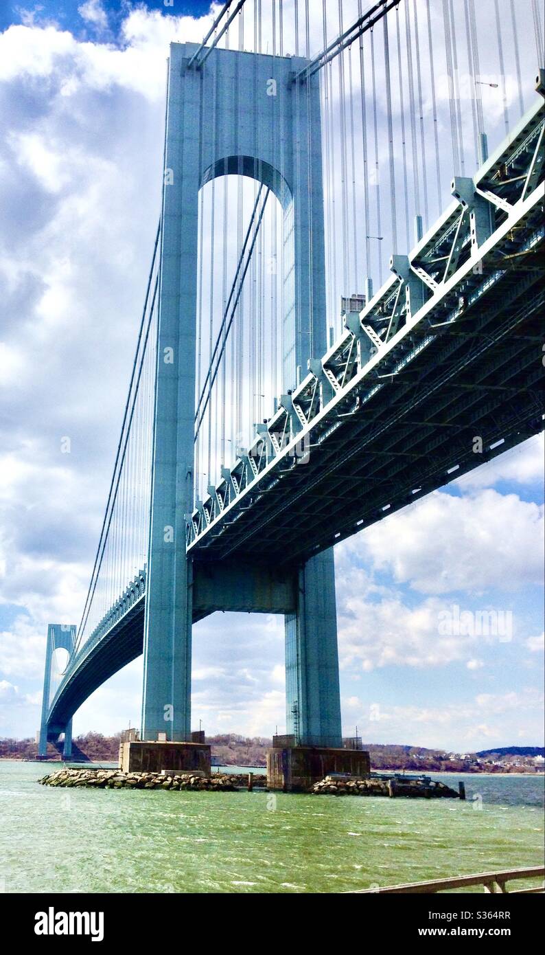 Verrazano Bridge Brooklyn Stockfoto