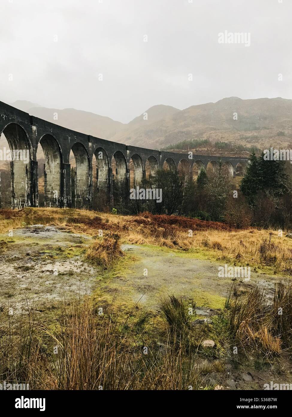 Glenfinnan, ‘der Weg nach Hogwarts.’ Stockfoto