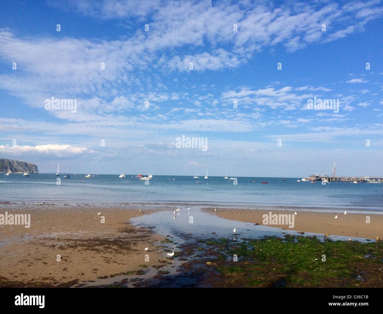 Swanage in Dorset Stockfoto