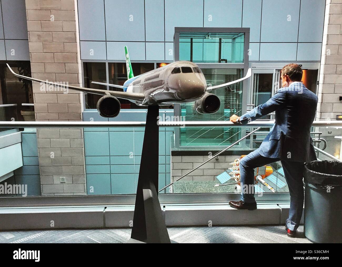 Delegierter am ICAO-Hauptsitz in Montreal Stockfoto