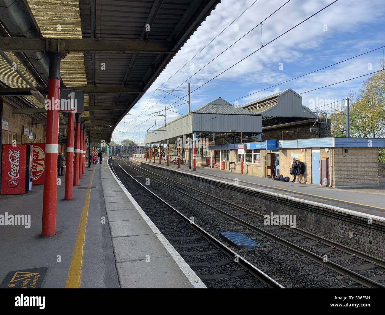 Bahnhof in Windermere, Großbritannien Stockfoto