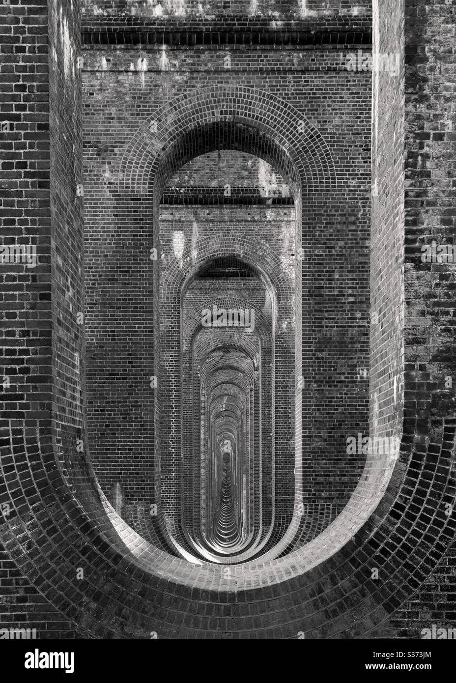 Ouse Valley Viaduct - Smartphone-aufgenommenes Stockfoto