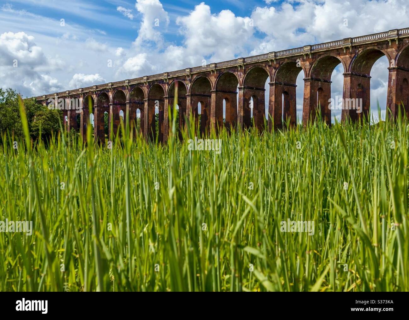 Ouse Valley Viaduct - Smartphone-aufgenommenes Stockfoto