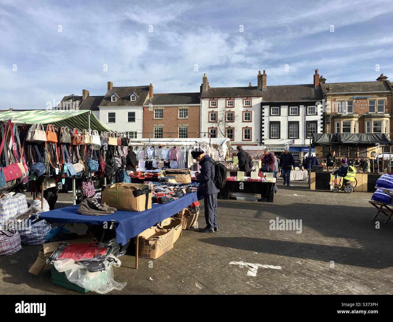 Ripon Market town, Yorkshire, Vereinigtes Königreich Stockfoto