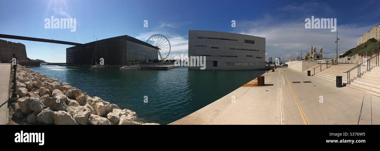 MuCEM – Museum der Zivilisationen Europas und des Mittelmeers, Marseille Stockfoto