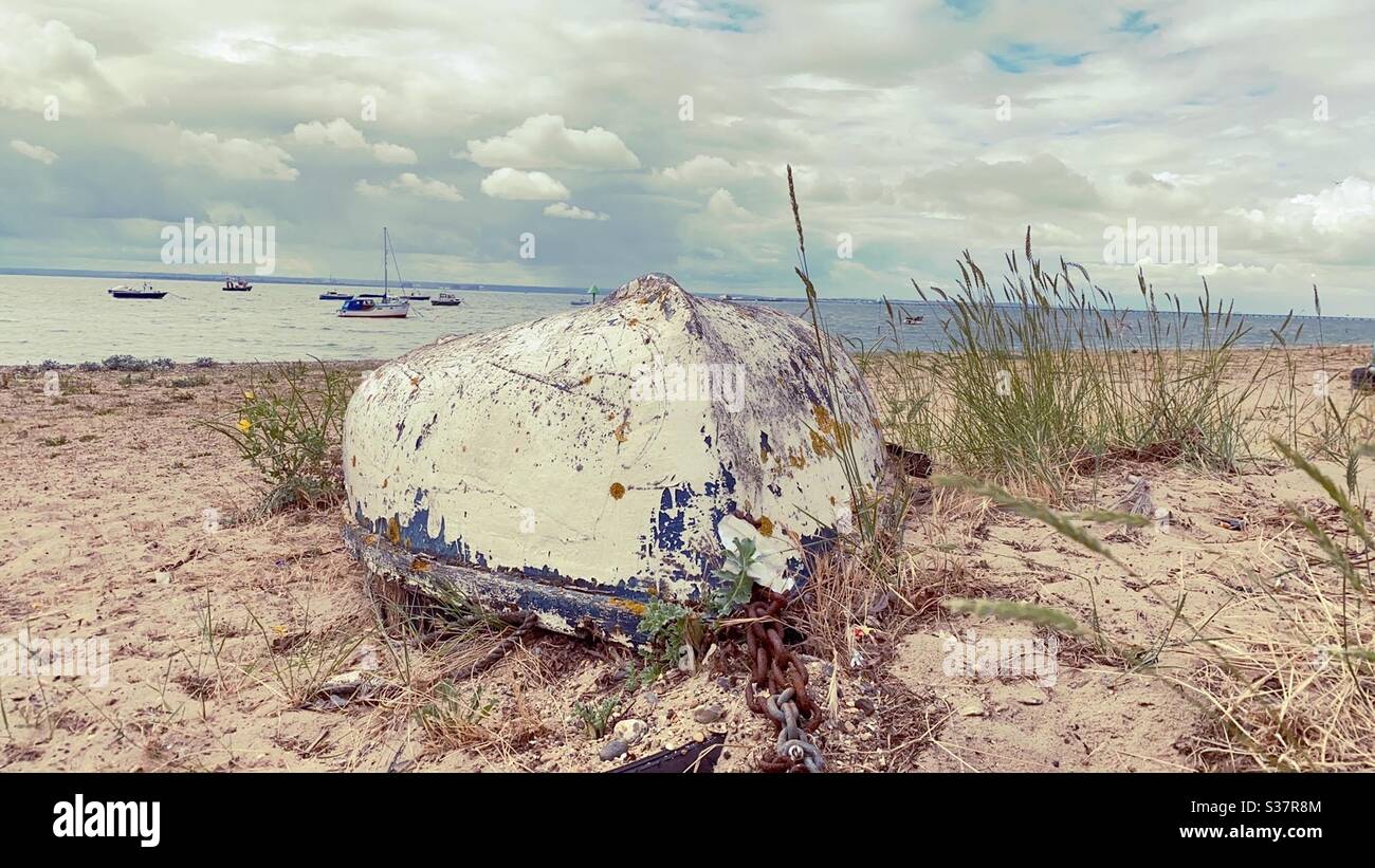 Thorpe Bay Sommerstrand Stockfoto