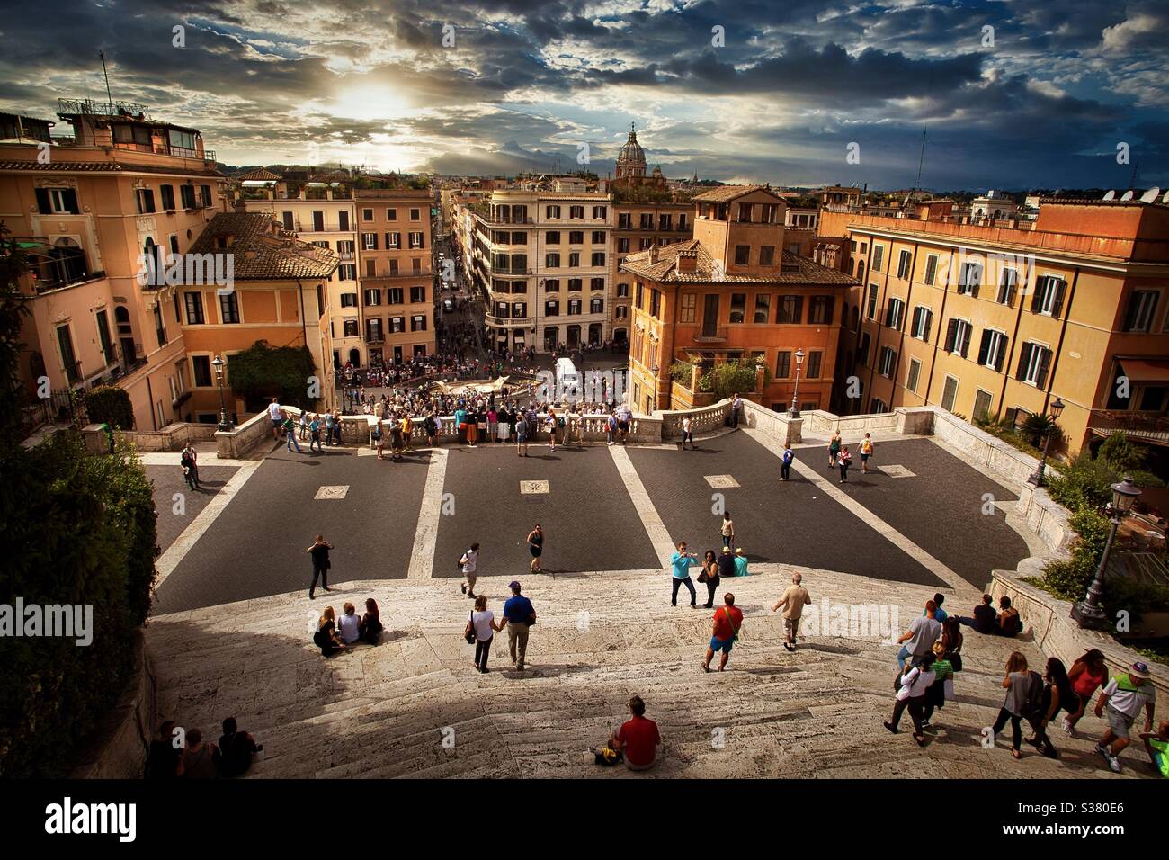 Piazza di Spagna - Smartphone-aufgenommenes Stockfoto