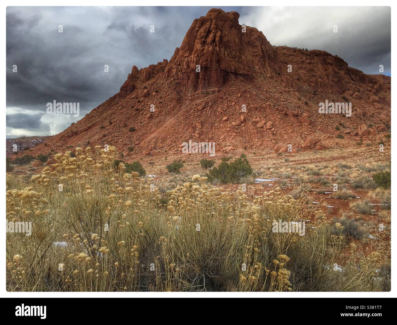 American West Red Rock Landscape Stockfoto