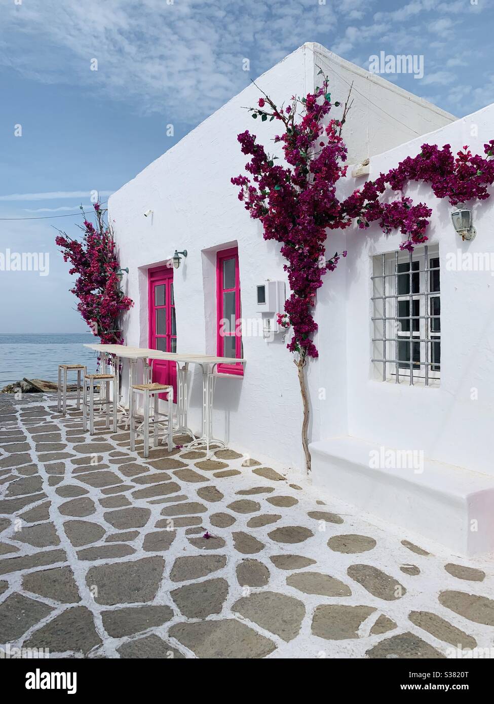 Paros in Griechenland Stockfoto