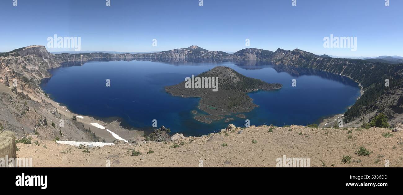 Crater Lake in Oregon Stockfoto