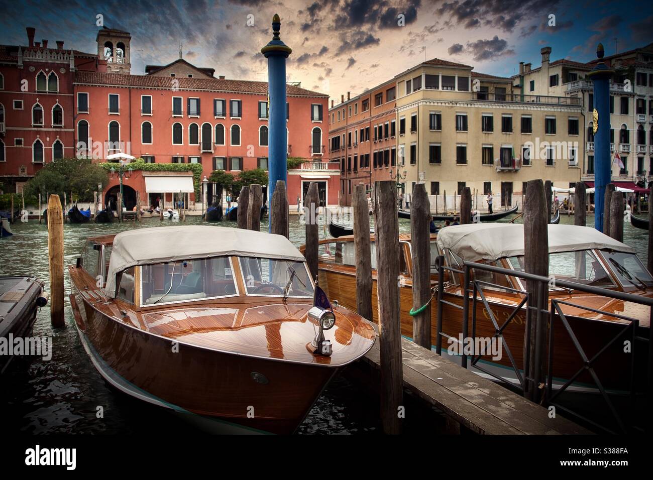 Venedig Transport Stockfoto