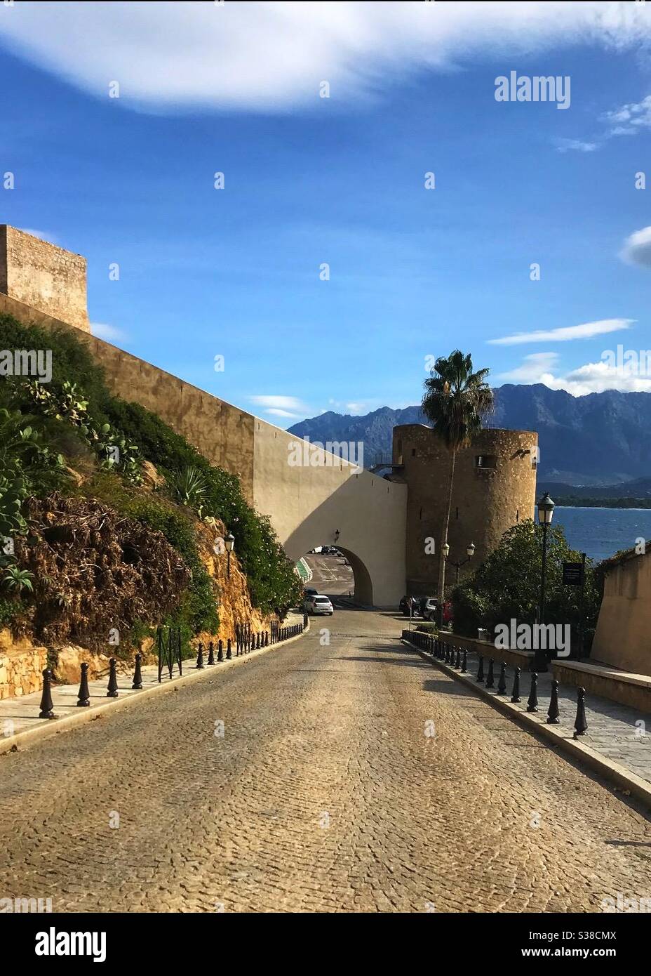 Zitadelle Calvi Korsika Stockfoto