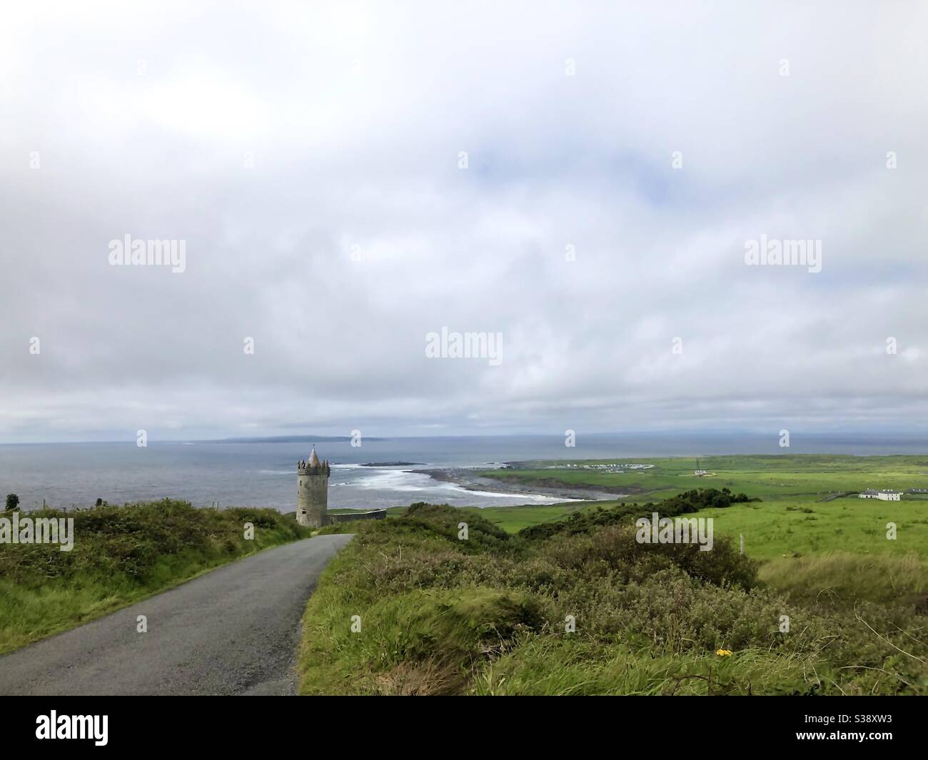 Küstenansicht, Doolin, Irland Stockfoto