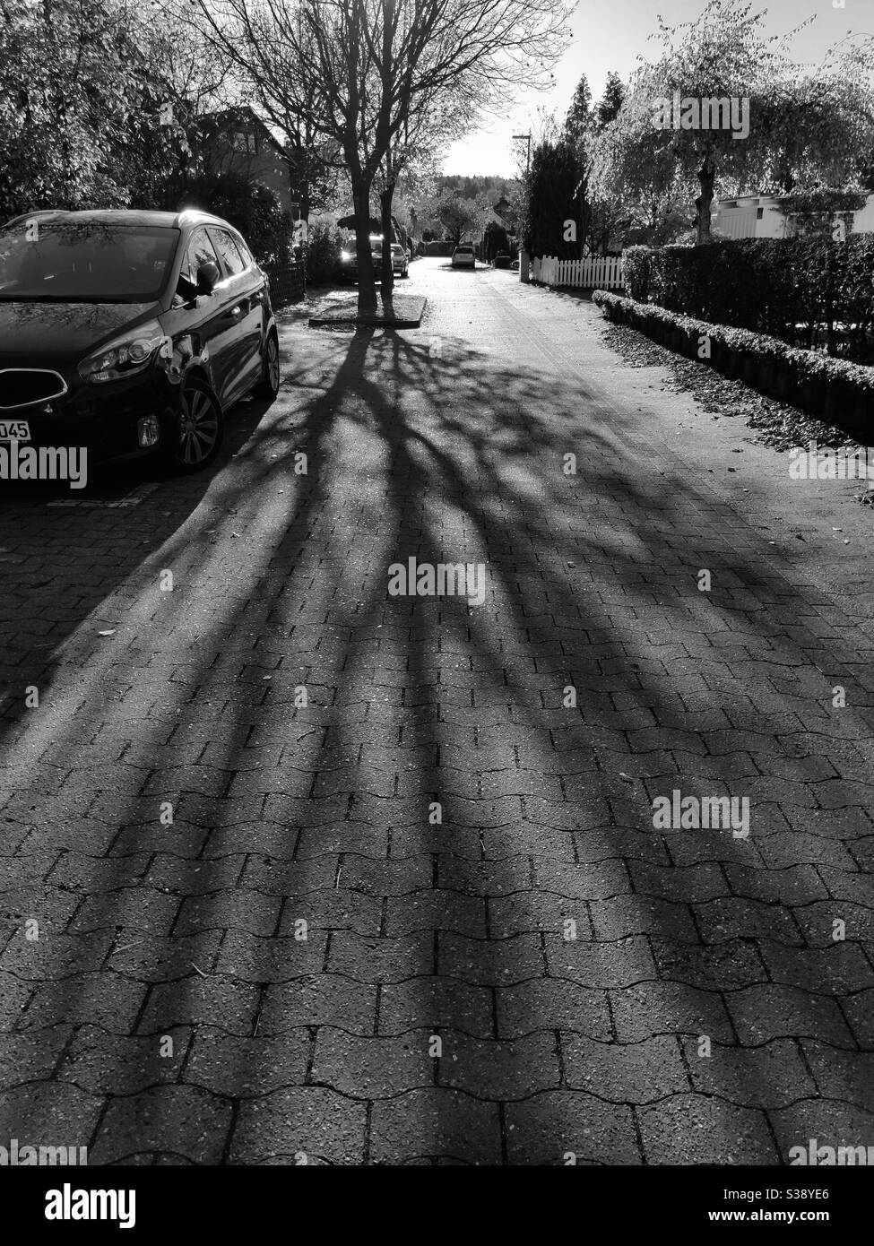 Licht und Schatten Stockfoto