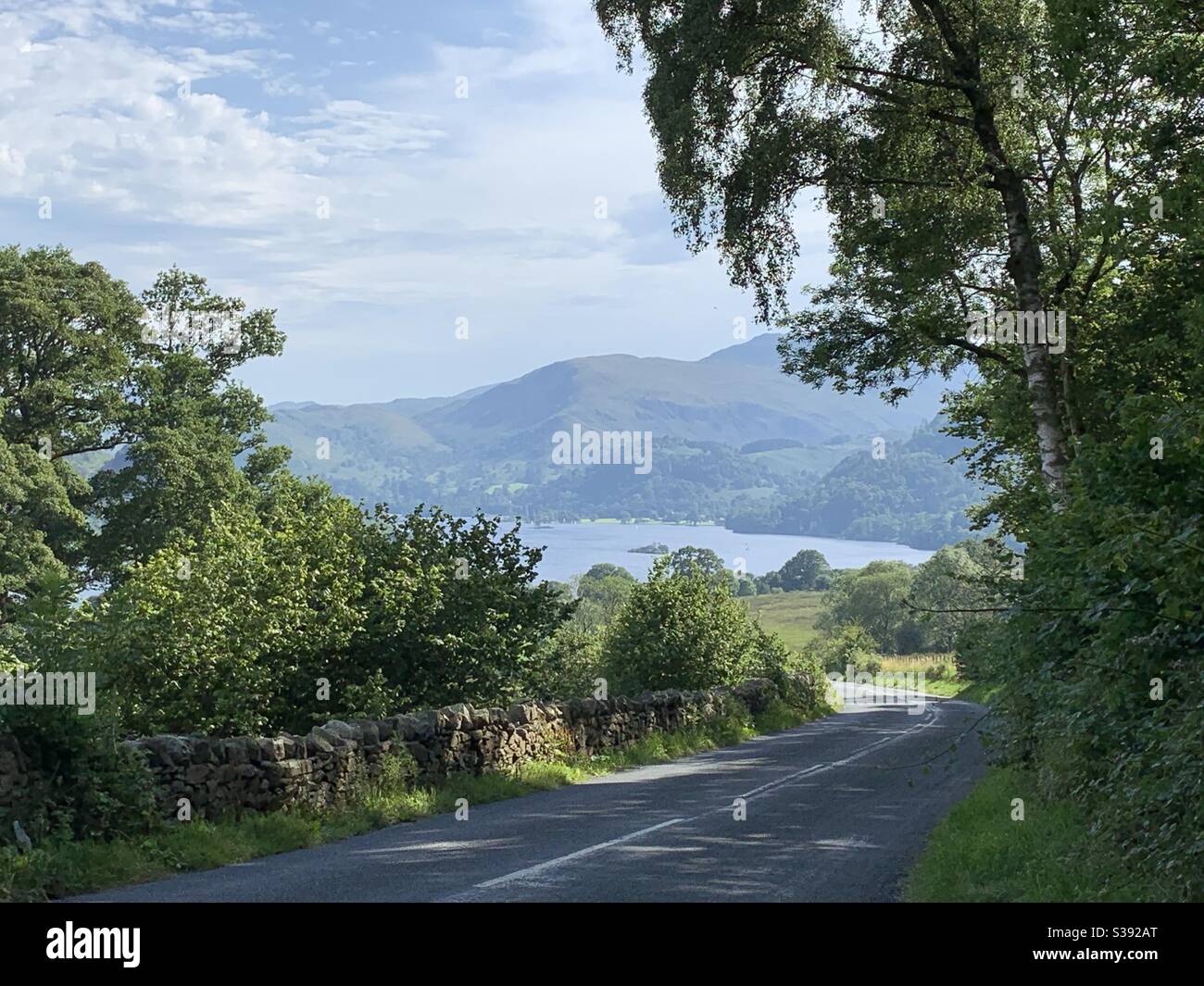 Ein Blick auf Ullswater, Lake District Stockfoto