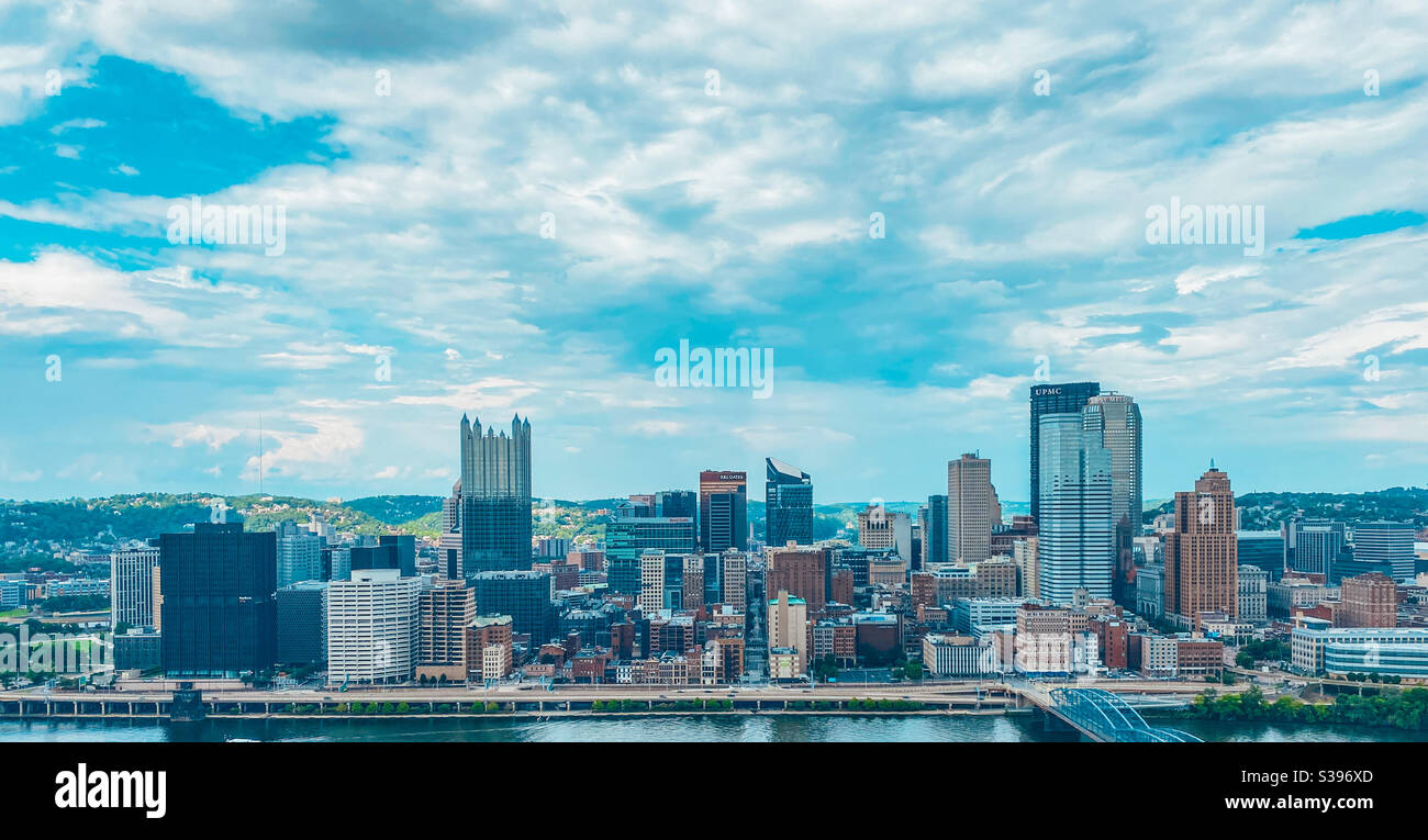 Stadtbild von Pittsburgh Stockfoto