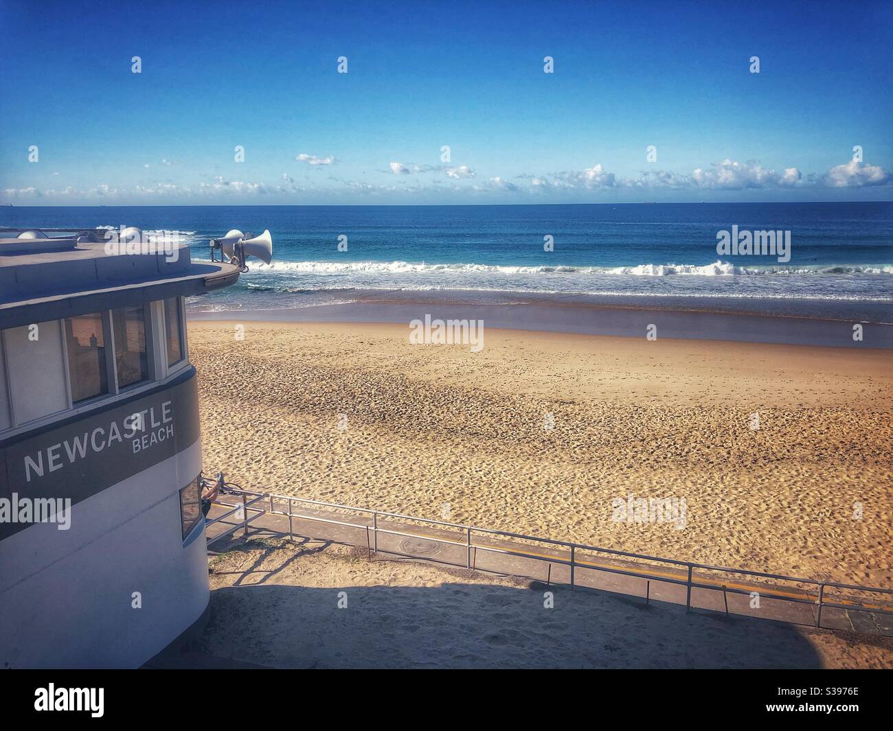 Newcastle Beach Stockfoto