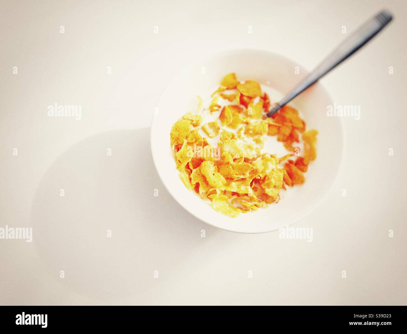 Cornflakes - Smartphone-aufgenommenes Stockfoto