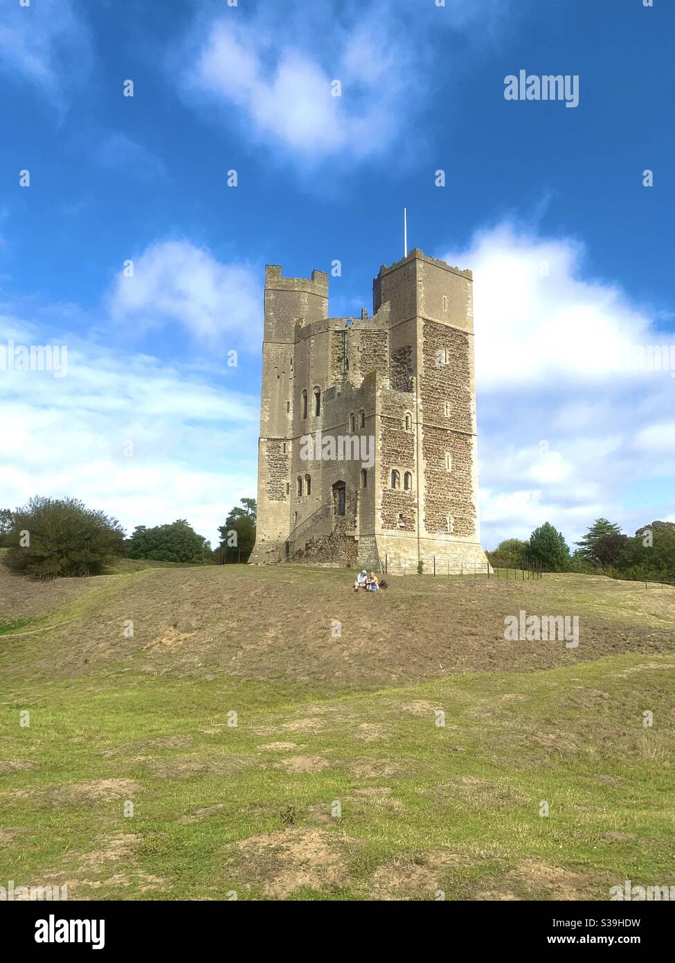 Orford, Suffolk, Großbritannien - 8. September 2020: The Castle Stockfoto