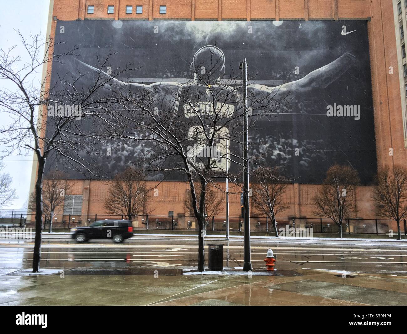 LeBron James Cleveland Poster Stockfoto