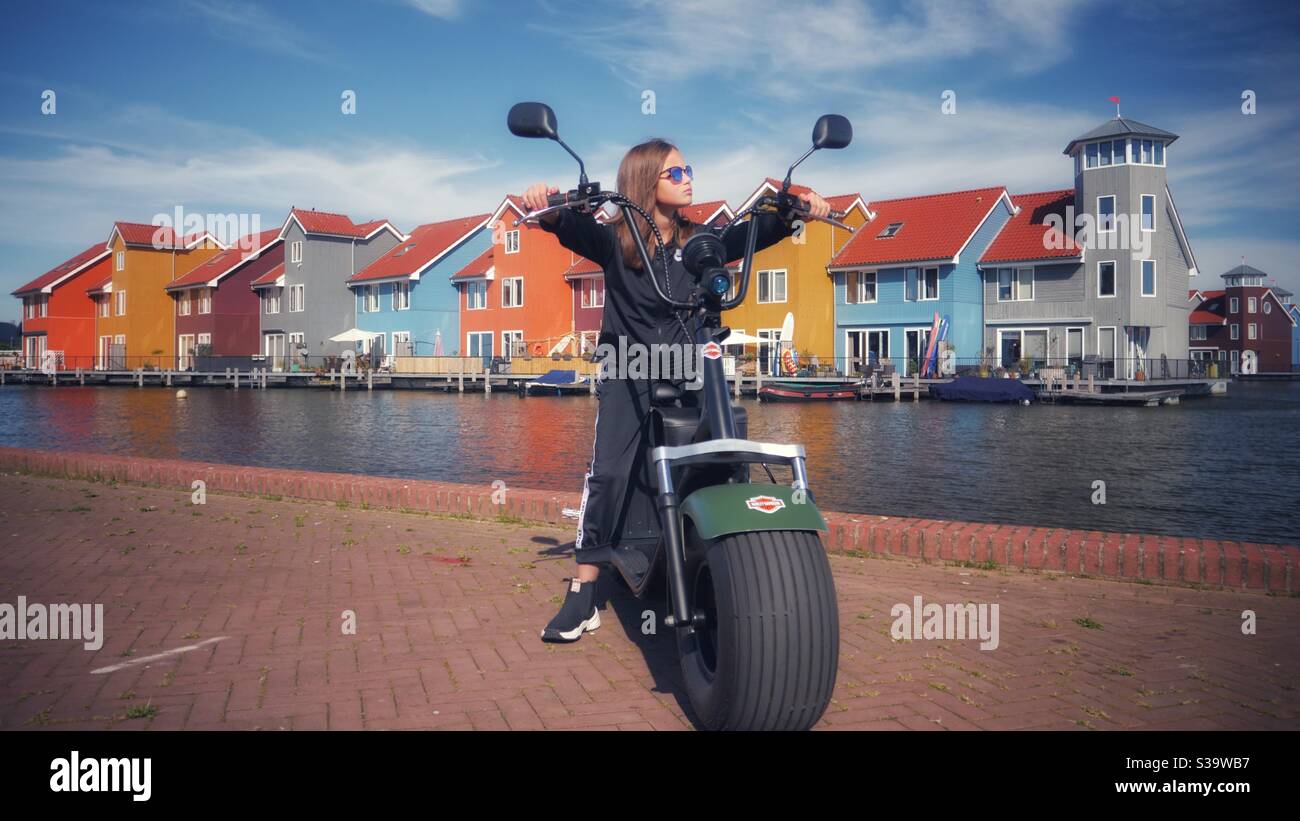 Zeigt meinen Rub Rider in Groningen. Stockfoto