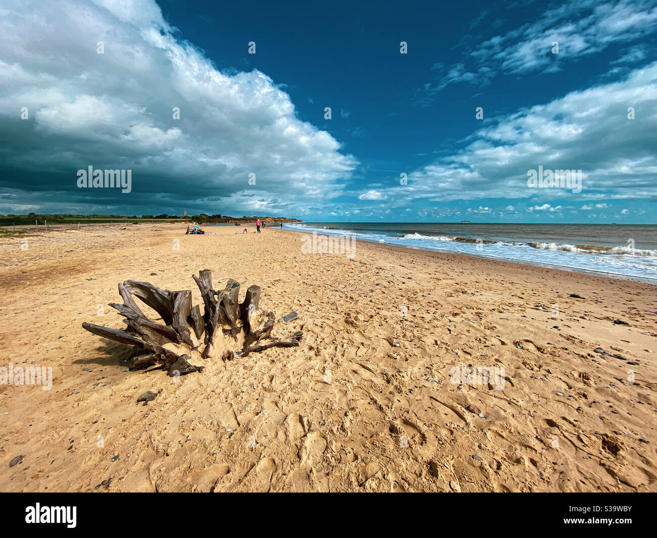 Covehithe Beach, Suffolk Stockfoto