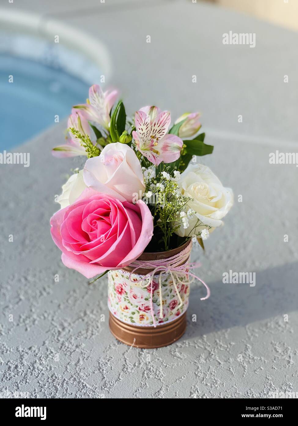 Schöne Blumen-arrangement Stockfoto