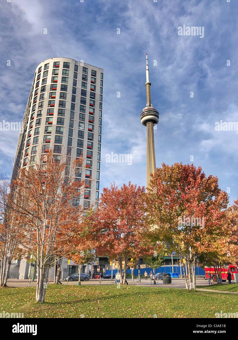 Herbstfarben in Toronto, Kanada. Stockfoto