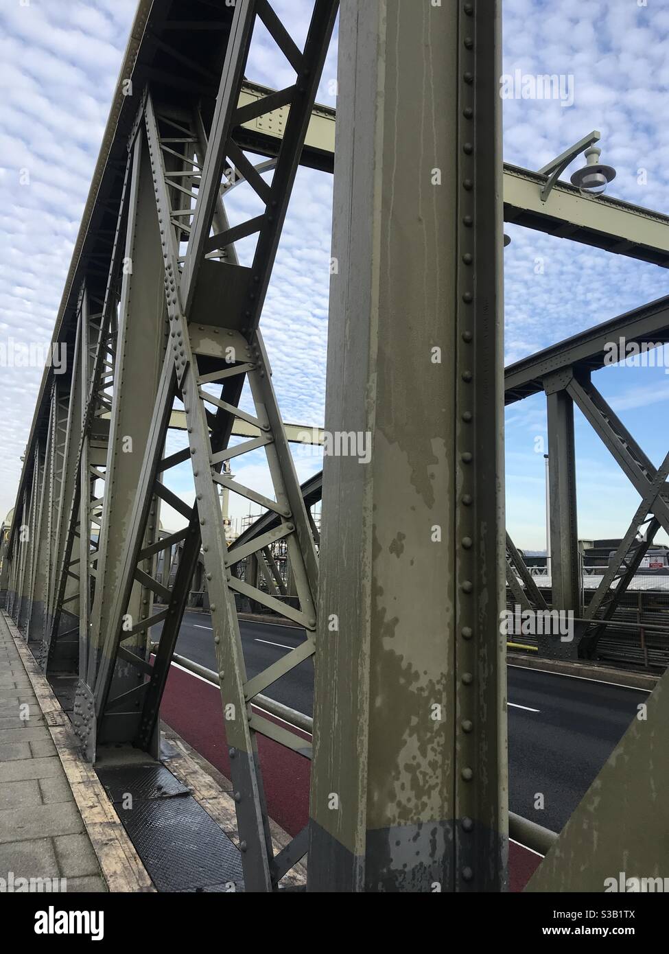 Nahaufnahme von Rochester Bridge, Kent, Großbritannien Stockfoto