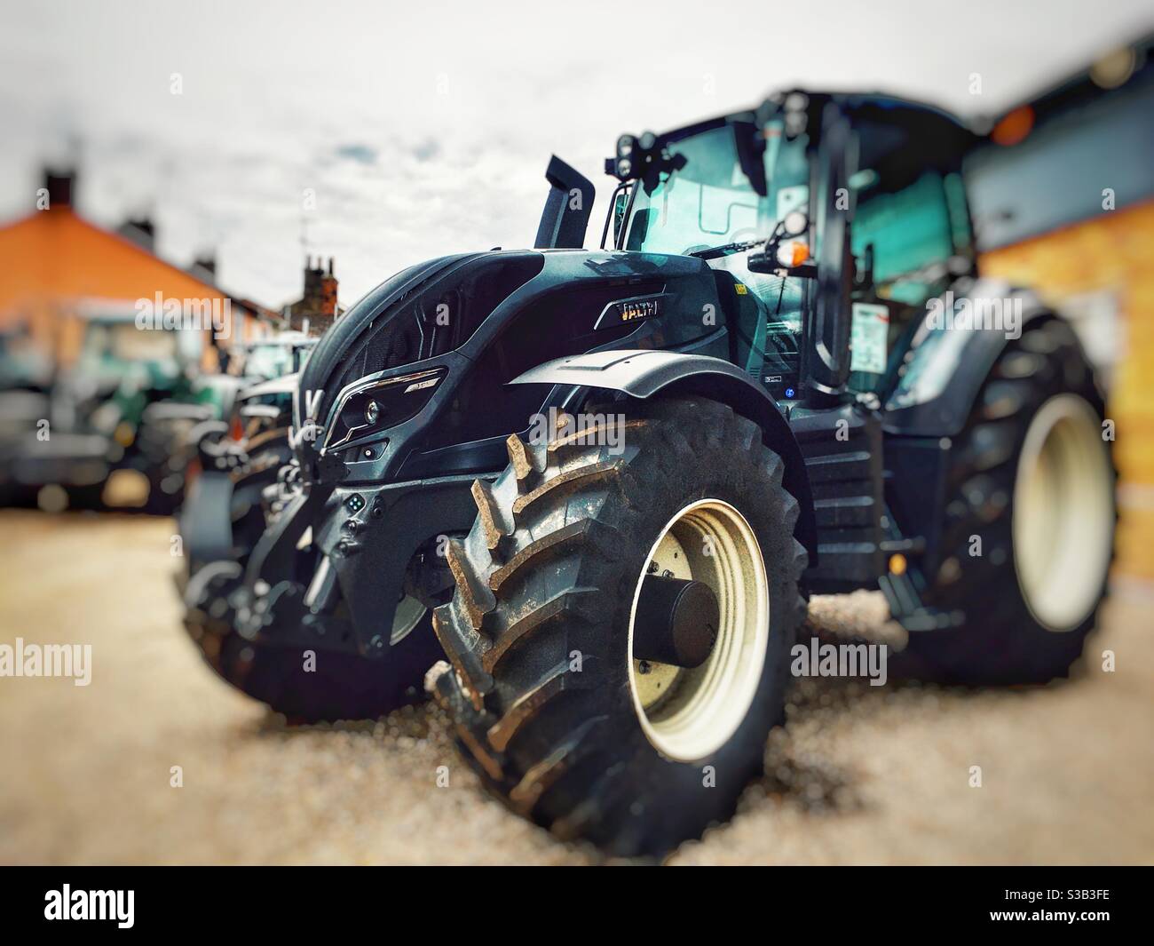 Valtra Traktor Stockfoto