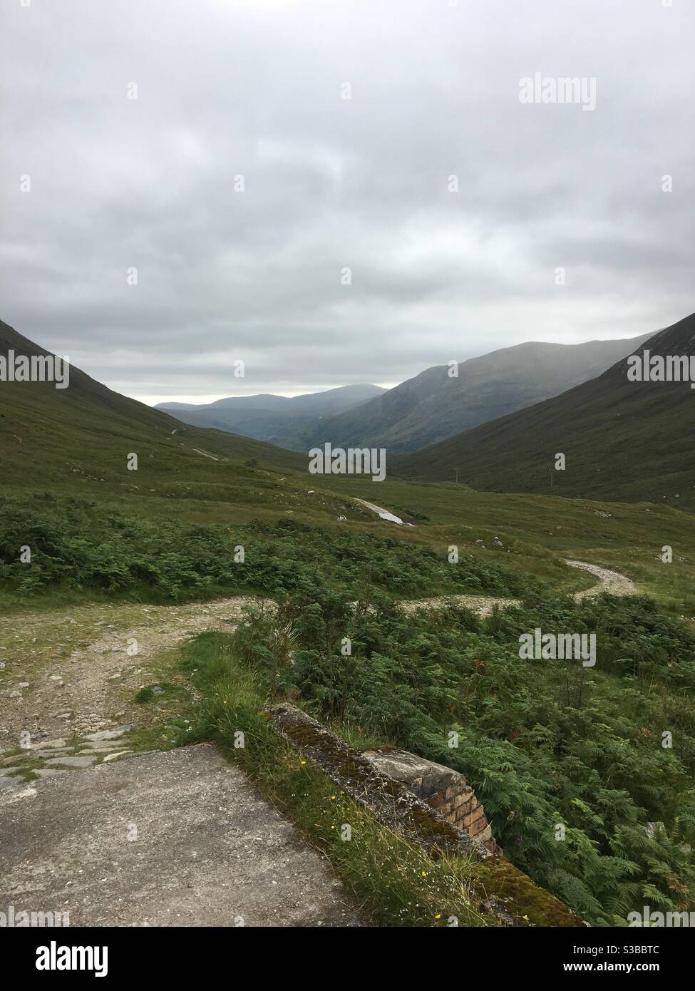 West Highland Way, Kinlochleven nach Fort William, Schottland Stockfoto