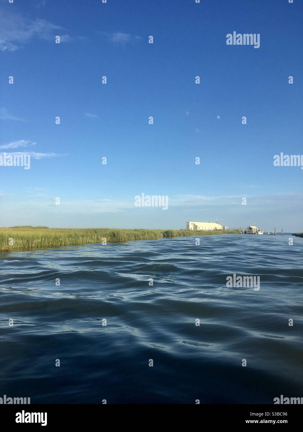 Auf dem Wasser. Chesapeake Bay. Stockfoto