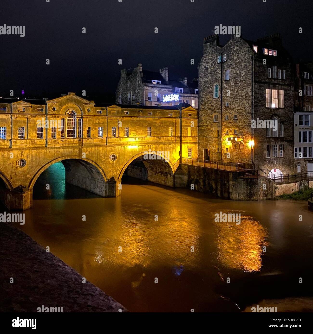 Bath, Großbritannien - Smartphone-aufgenommenes Stockfoto