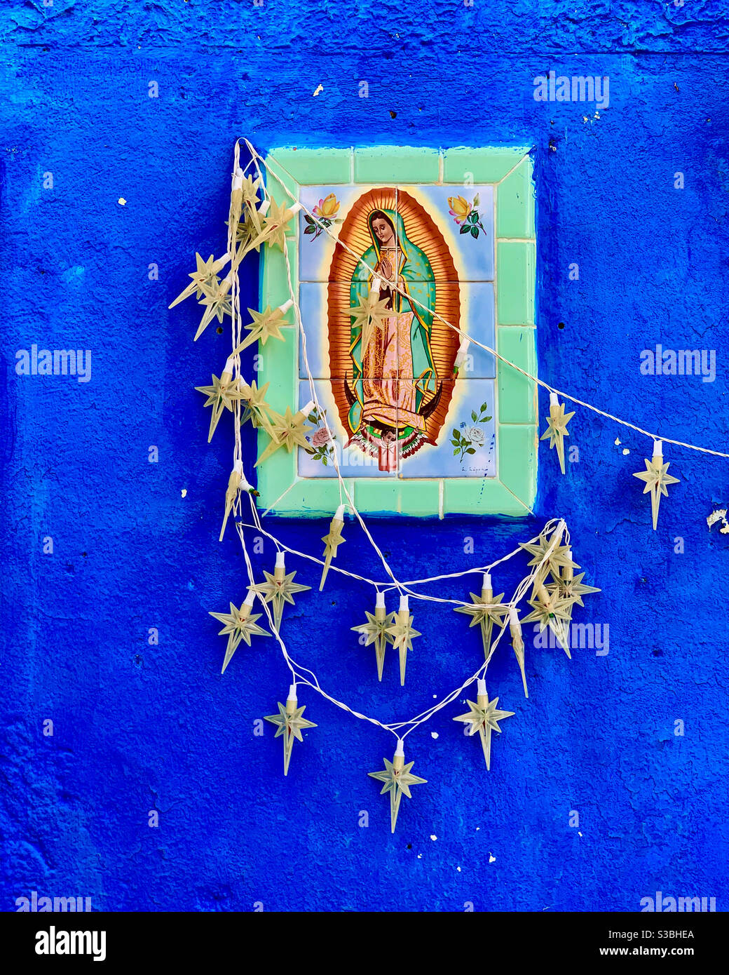 Mexikanische Weihnachten - Smartphone-aufgenommenes Stockfoto