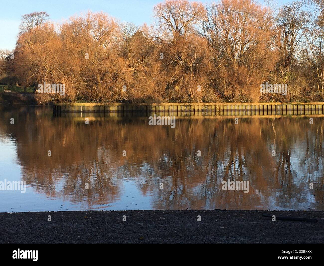 Glover’s Island, Richmond, Großbritannien Stockfoto