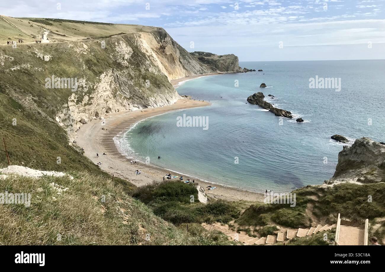 Lulworth Cove. Dorset. Stockfoto