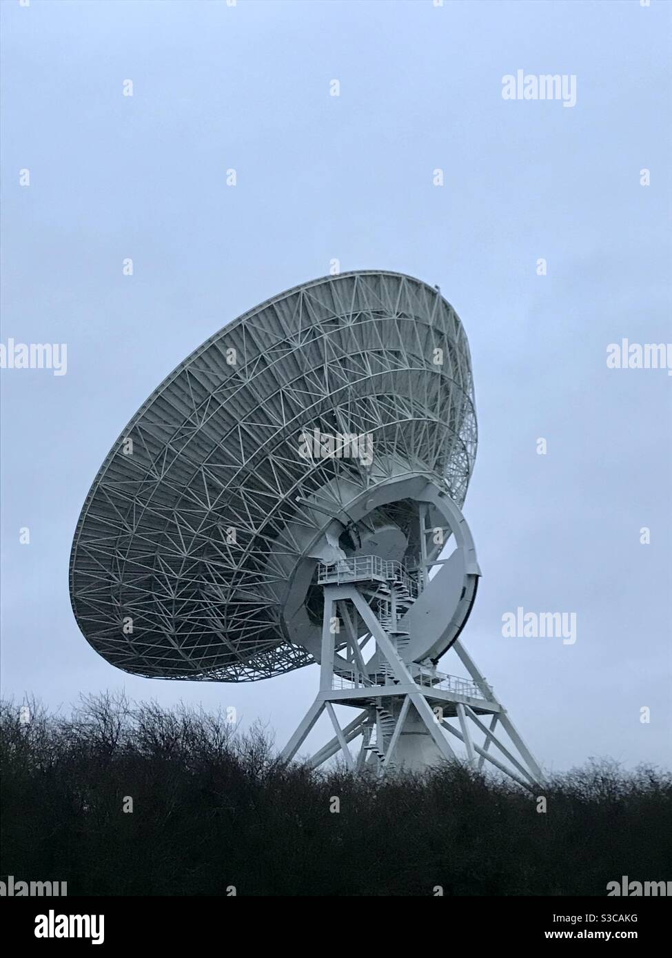 Ein Gericht im Mallard Astronomy Observatory in Cambridge Stockfoto