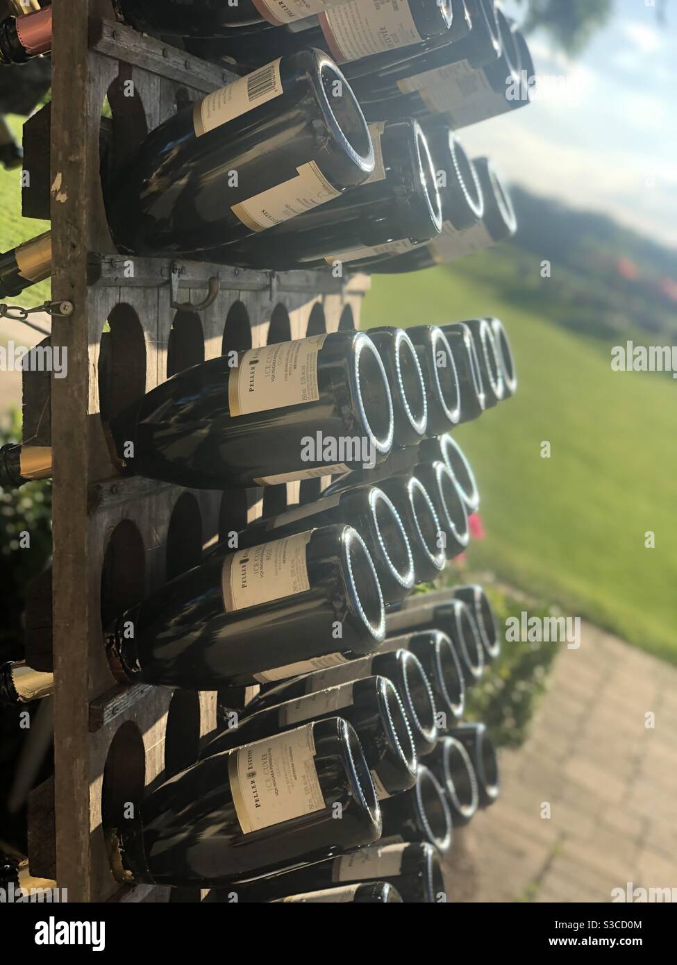 Weingut Stockfoto