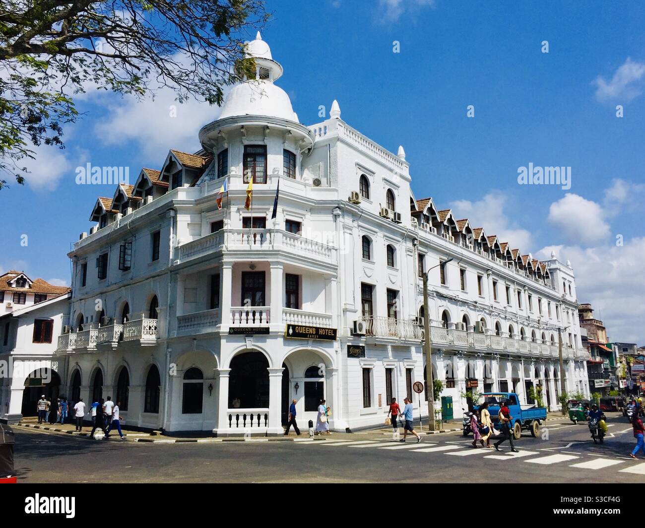 Das Queens Hotel Kandy Sri Lanka Stockfoto