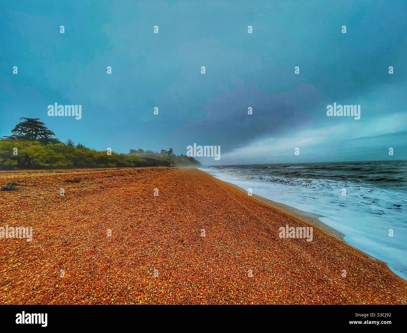 Bawdsey Fähre Suffolk England - Smartphone-aufgenommenes Stockfoto