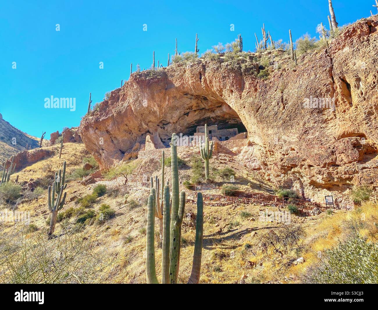 Tonto National Monument in Arizona Stockfoto