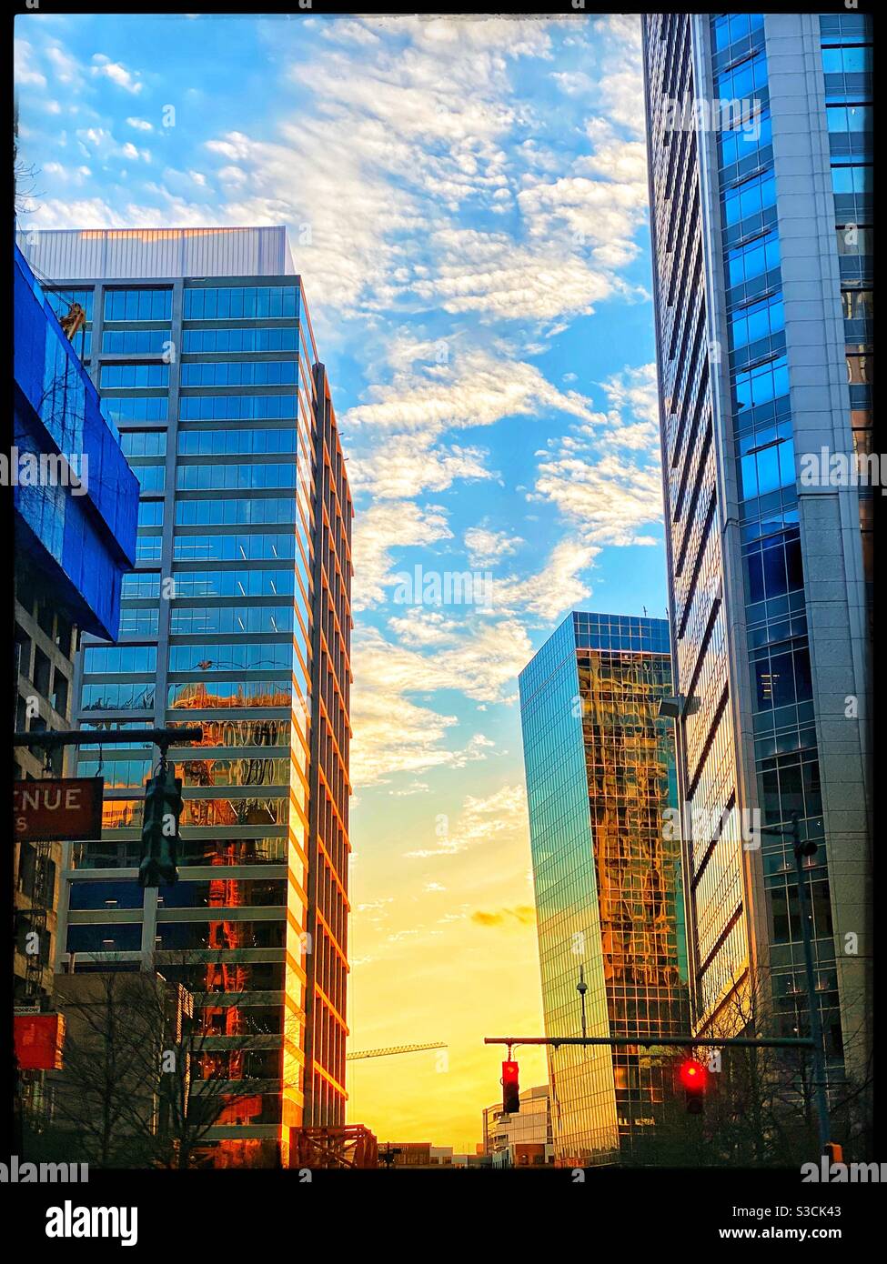 Downtown Charlotte Stockfoto